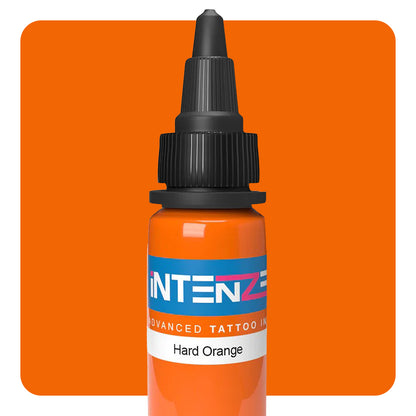 Intenze Tattoo Ink - Hard Orange - Pick Size - Monster Steel