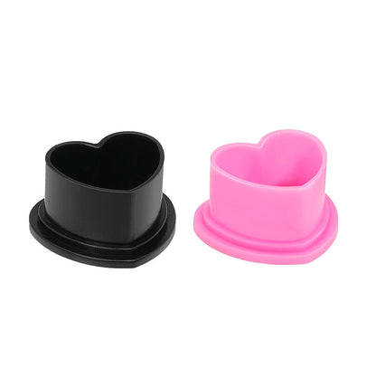 Saferly Heart Ink Caps — Bag of 500 — Pick Color and Size - Monster Steel