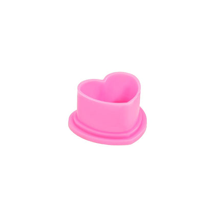Saferly Heart Ink Caps — Bag of 500 — Pick Color and Size - Monster Steel