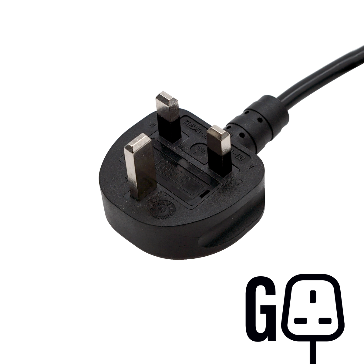 Hover Type-G International Power Cord - Monster Steel