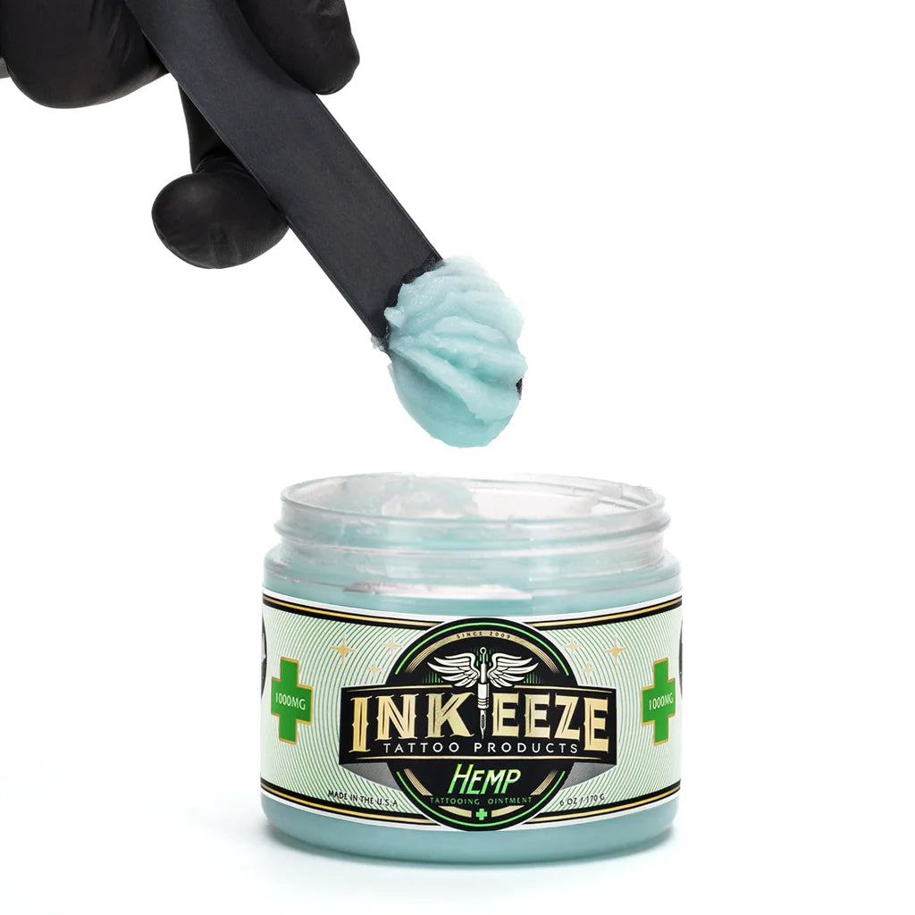 6oz Jar of CBD Glide Tattooing Ointment by INK-EEZE