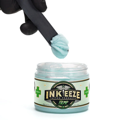 6oz Jar of CBD Glide Tattooing Ointment by INK-EEZE - Monster Steel