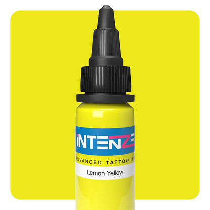 Intenze Tattoo Ink - Lemon Yellow - Pick Size - Monster Steel