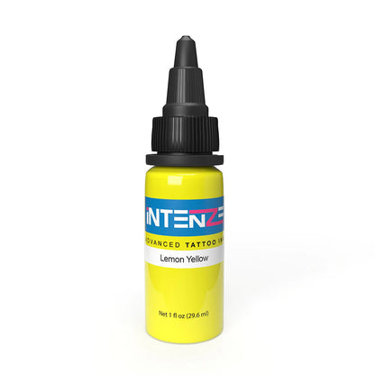 Intenze Tattoo Ink - Lemon Yellow - Pick Size - Monster Steel
