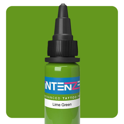 Intenze Tattoo Ink - Lime Green - Pick Size - Monster Steel