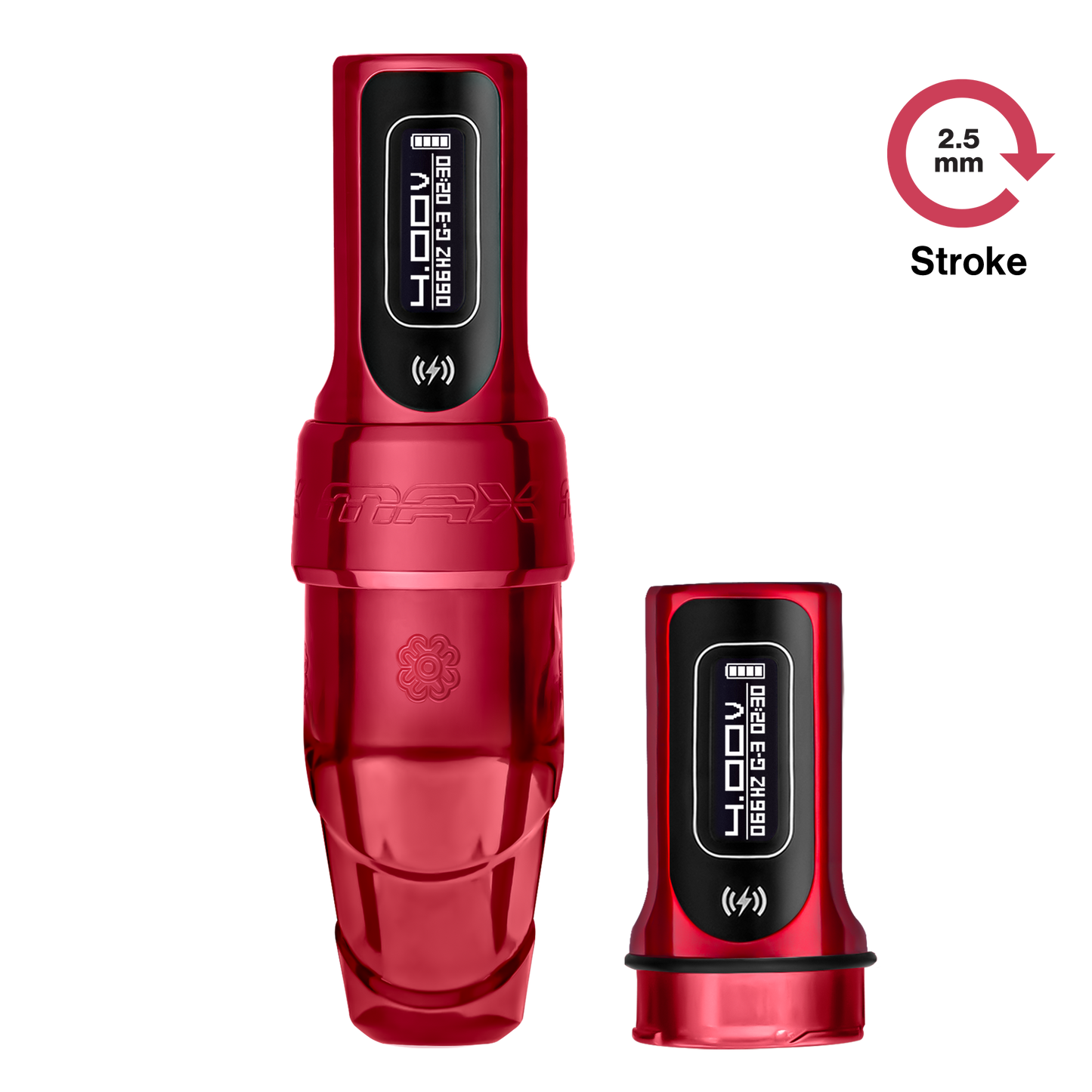 Flux S Max + Extra Powerbolt II Rouge - Monster Steel