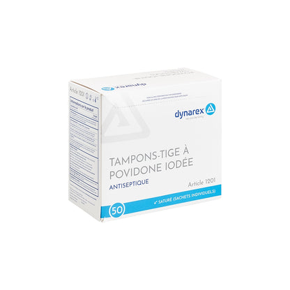 Dynarex Povidone-Iodine Swabsticks - Box of 50 - Monster Steel