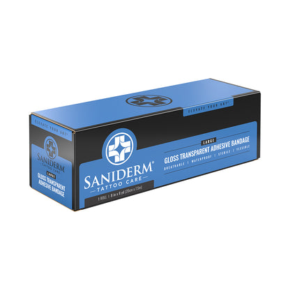 Saniderm Transparent Adhesive Bandage - 8" x 8 yard Roll - Monster Steel