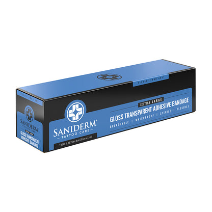 Saniderm Transparent Adhesive Bandage - 10.2" x 8 yard Roll - Monster Steel