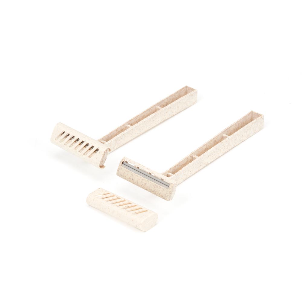 Saferly Stainless Steel Biodegradable Skin Prep Razors — Box of 100 - Painful Pleasures
