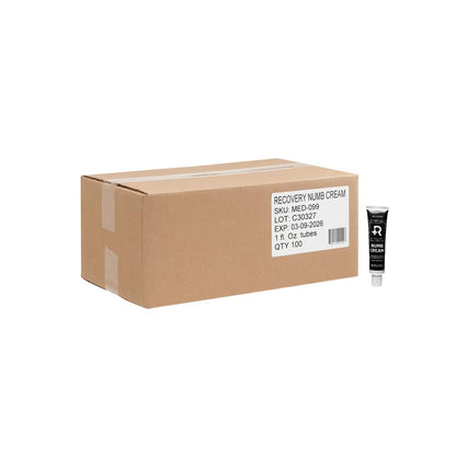 Recovery Numb Tattoo Numbing Cream - 1oz - Price Per Case - Monster Steel