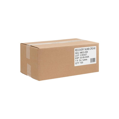 Recovery Numb Tattoo Numbing Cream - 1oz - Price Per Case - Monster Steel