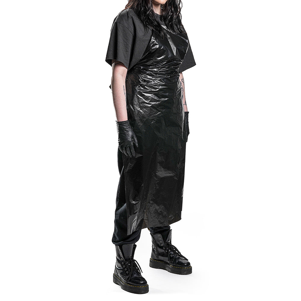 Saferly Disposable Black Aprons — Pack of 100 - Painful Pleasures