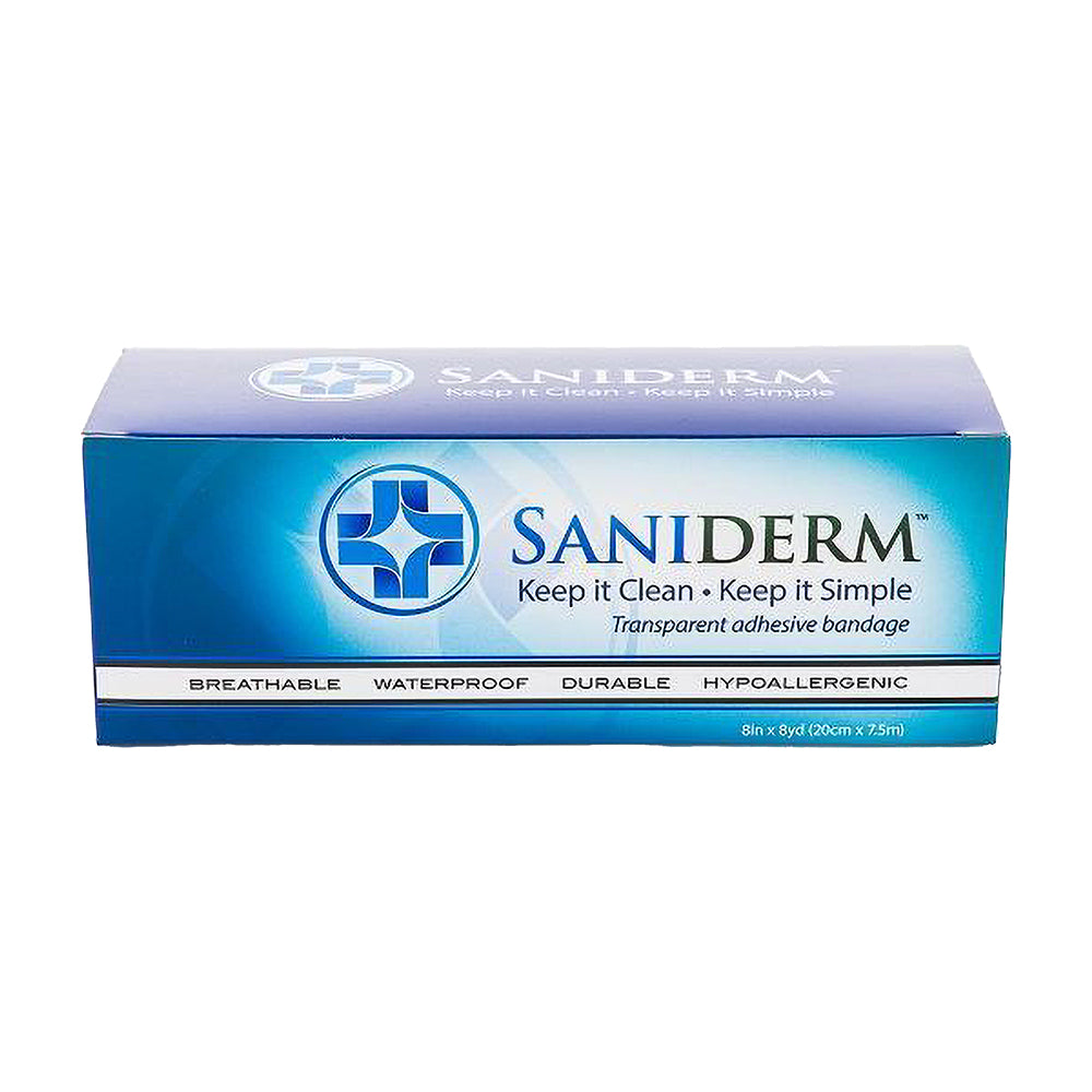 Saniderm Transparent Adhesive Bandage - 8" x 8 yard Roll