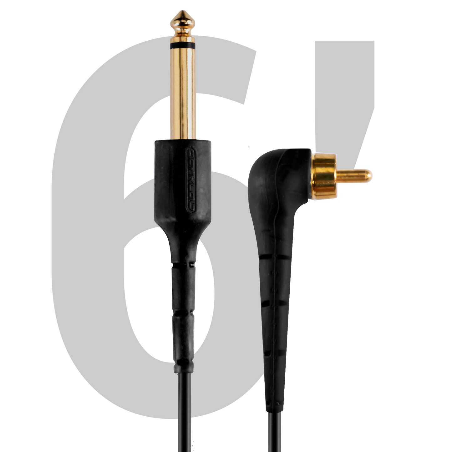 Darklab 90° RCA Air Cord - Monster Steel