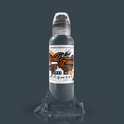 A.D. Pancho Pastel Greys Set — World Famous Tattoo Ink — Pick Size - Monster Steel