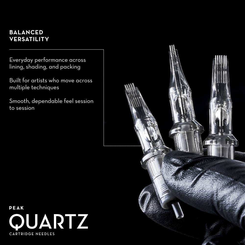 Peak Needles Blood and Quartz Sample Pack - Box of 10 Cartridge Tattoo Needles