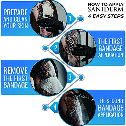 Saniderm Transparent Adhesive Bandage - 10.2" x 8 yard Roll - Monster Steel