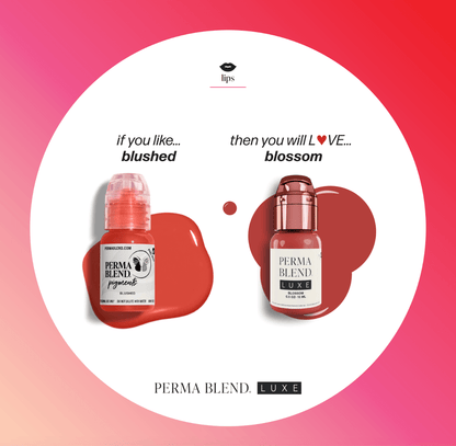 LUXE Comparison Blushed to Blossom