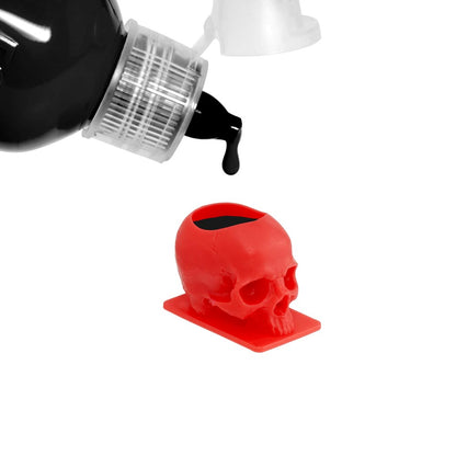 Saferly Skull Ink Caps — Size #16 (Large) — Bag of 200 - Monster Steel