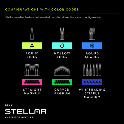 Peak Stellar Needle Cartridges — Sample Pack - Monster Steel