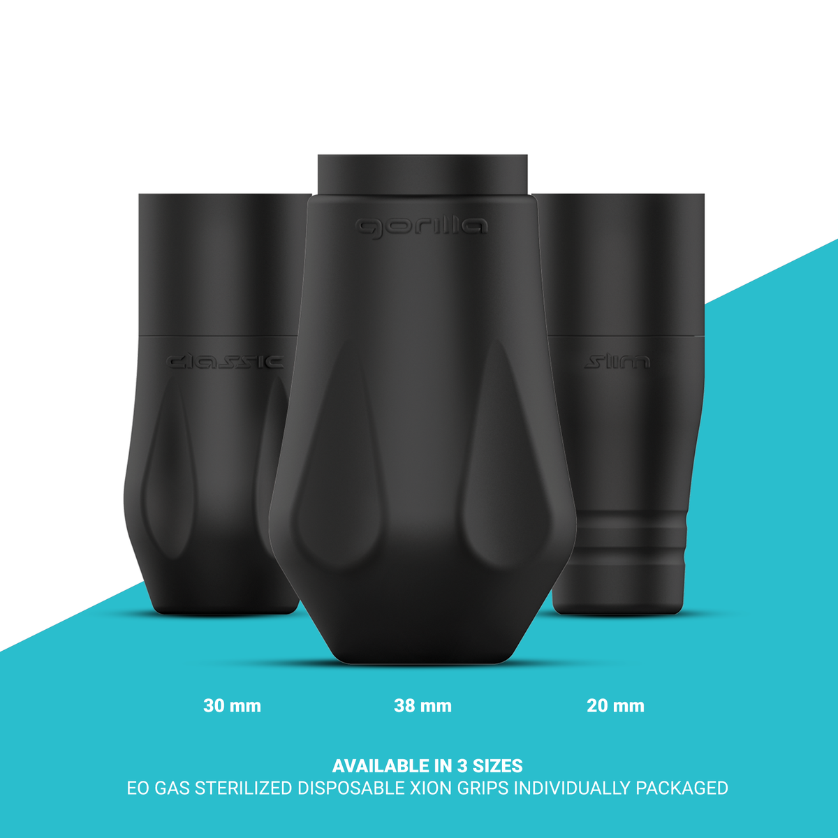 Slim Xion/Xion s Disposable Grip - Box of 24 - Monster Steel