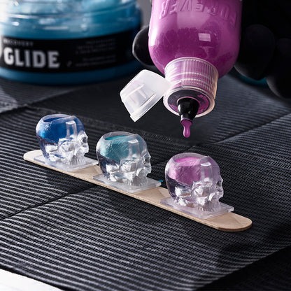 Saferly Skull Ink Caps — Size #16 (Large) — Bag of 200 - Monster Steel