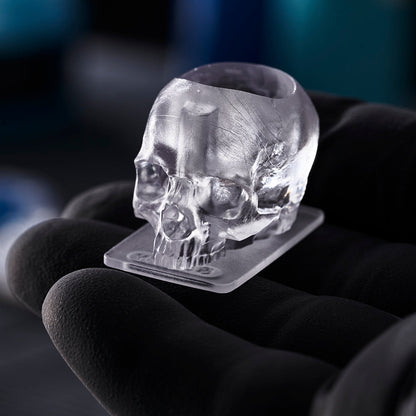 Saferly Skull Ink Caps — Size #16 (Large) — Bag of 200 - Monster Steel