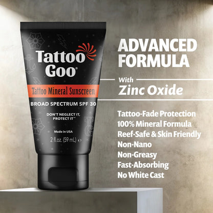 Tattoo Goo Mineral Sunscreen — SPF 30