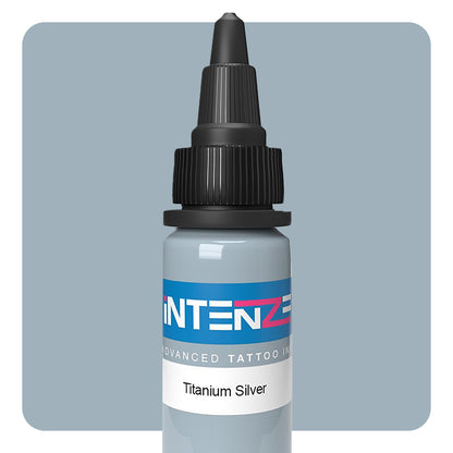 Intenze Tattoo Ink - Titanium Silver - Pick Size - Monster Steel