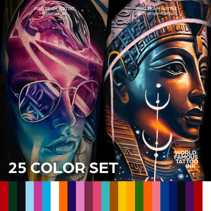 World Famous 25 color bottle set — 1oz - Monster Steel