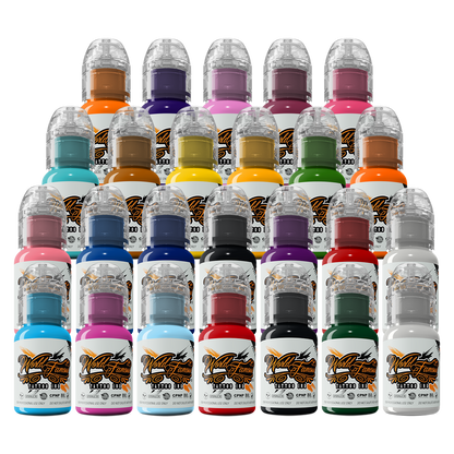 World Famous 25 color bottle set — 1oz - Monster Steel