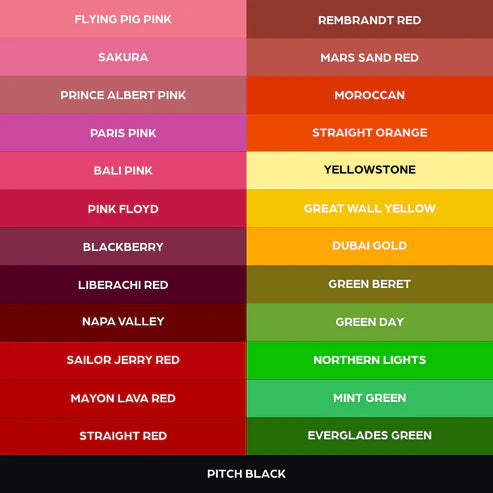 50 color Set — World Famous — 1oz