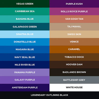 50 color Set — World Famous — 1oz