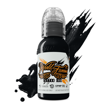 Blackout — World Famous Tattoo Ink — Pick Size - Monster Steel