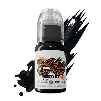 Blackout — World Famous Tattoo Ink — Pick Size - Monster Steel