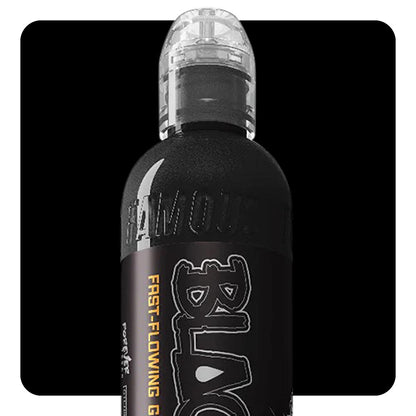 Blackout — World Famous Tattoo Ink — Pick Size - Monster Steel