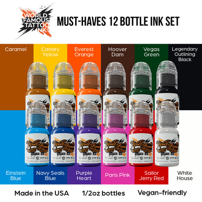 Peak Solice Mini Wireless Tattoo Kit for Apprentices - Monster Steel