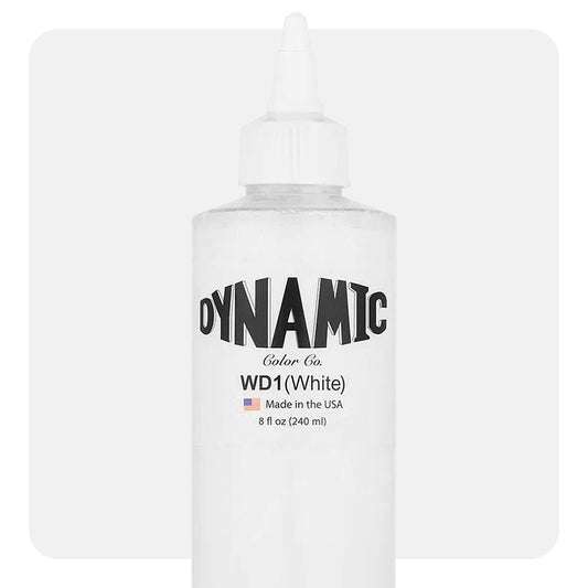 Dynamic Tattoo Ink | White | 8 oz - Monster Steel