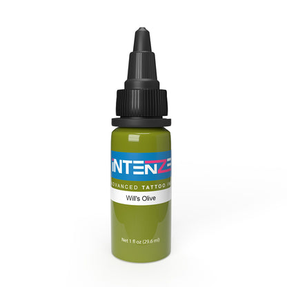 Intenze Tattoo Ink - Will'S Olive - Pick Size - Monster Steel