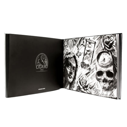 Tattoo Flash Black & White - Tattoo Point SP - Monster Steel