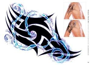 Professional Series # 6 Tattoo Book of Deltoid Tribals - Monster Steel