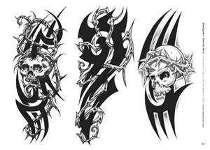 Professional Series # 6 Tattoo Book of Deltoid Tribals - Monster Steel