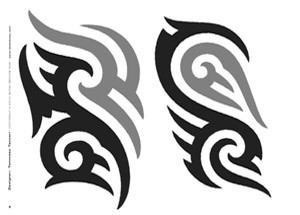 Professional Series # 6 Tattoo Book of Deltoid Tribals - Monster Steel