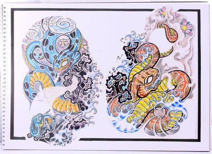 Tattoo Artist Mauricio # 1 - Big Tattoo Book - Monster Steel