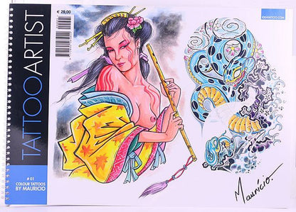 Tattoo Artist Mauricio # 1 - Big Tattoo Book - Monster Steel