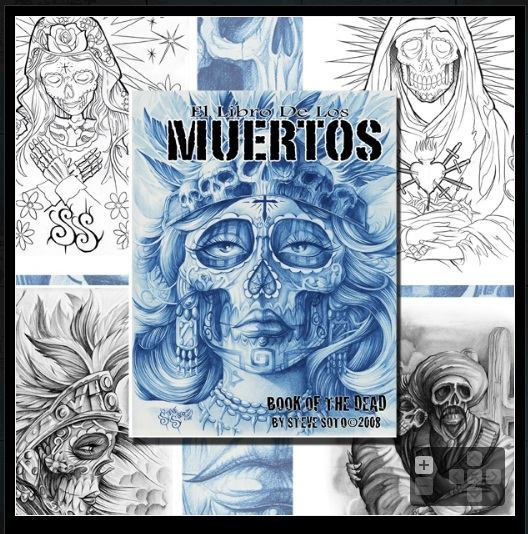 Muertos Day of the Dead Design Book by Steve Soto