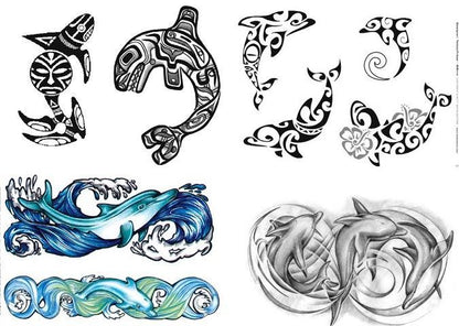 Tattoo Professionist Book # 11 - All About Dolphins - Monster Steel