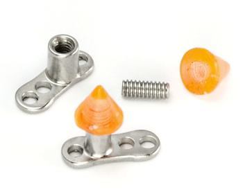 These Converter/Connector Posts Work With Our 14g & 12g Internally-Threaded Body Jewelry With a 1.2mm Internal Thread Pattern