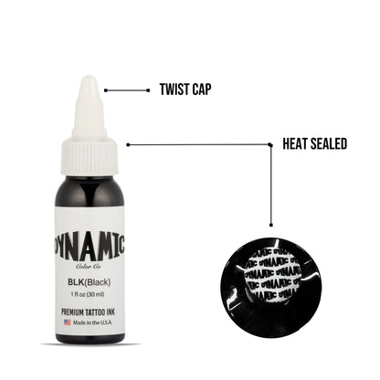 Dynamic Tattoo Ink Black 1 oz - 4